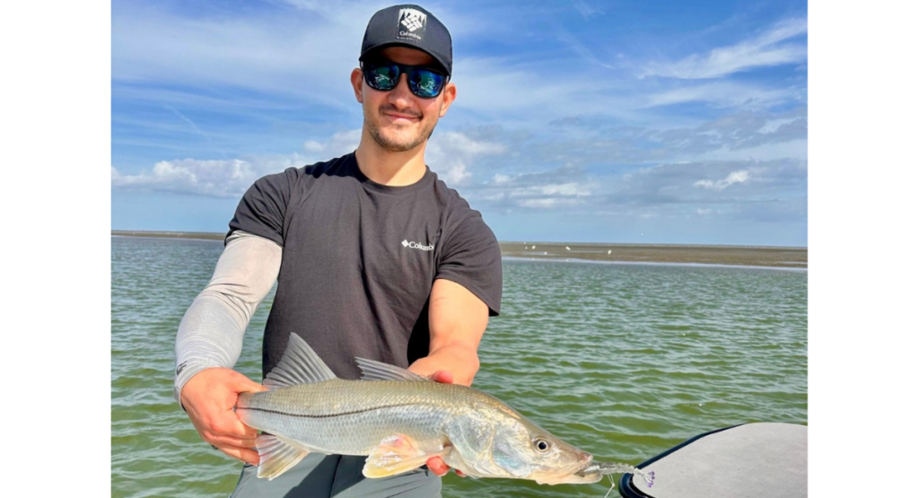 Caleb snook fishing near the everglades